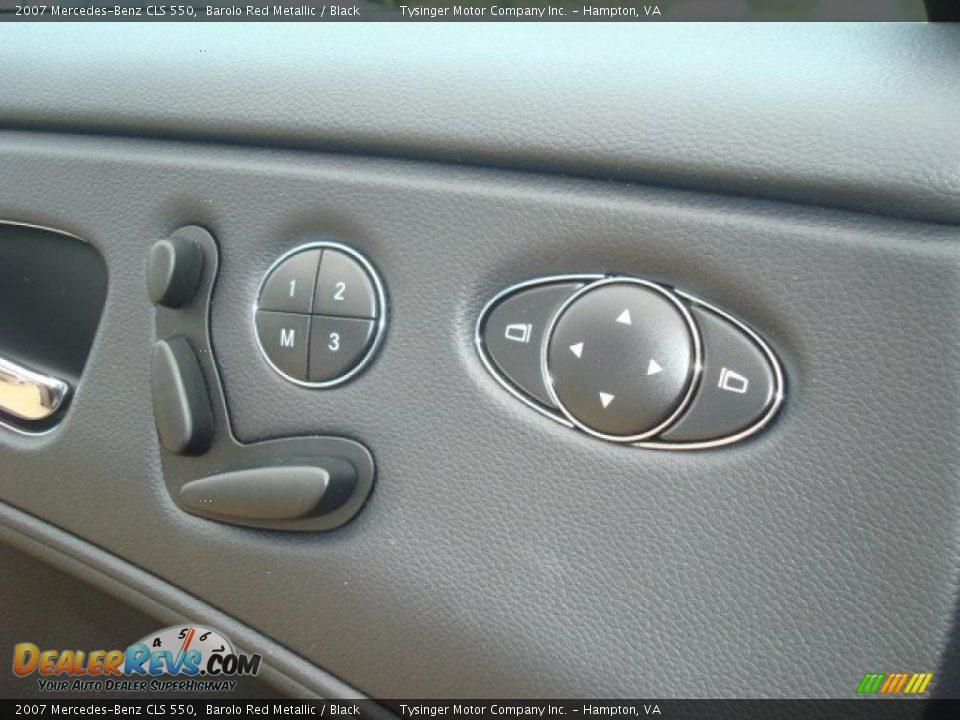 2007 Mercedes-Benz CLS 550 Barolo Red Metallic / Black Photo #18