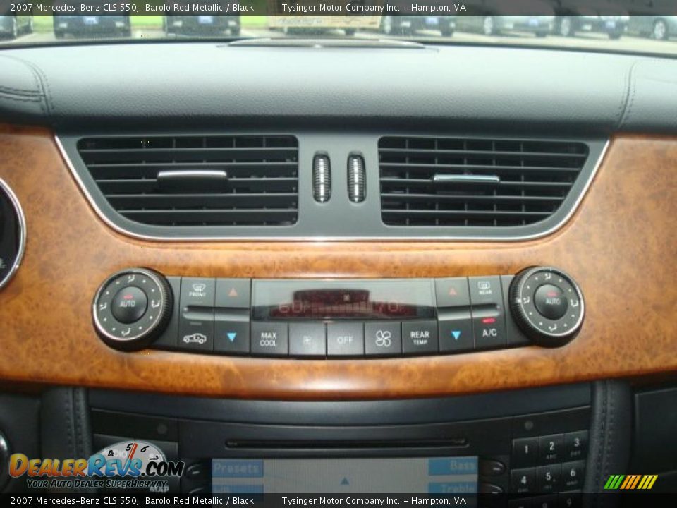 2007 Mercedes-Benz CLS 550 Barolo Red Metallic / Black Photo #20