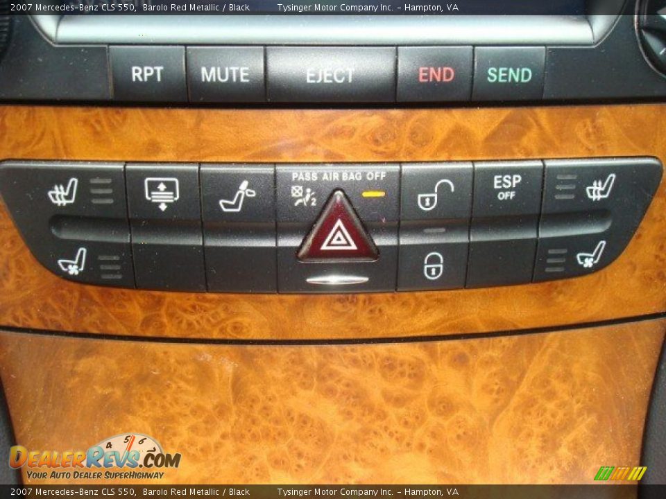 2007 Mercedes-Benz CLS 550 Barolo Red Metallic / Black Photo #22
