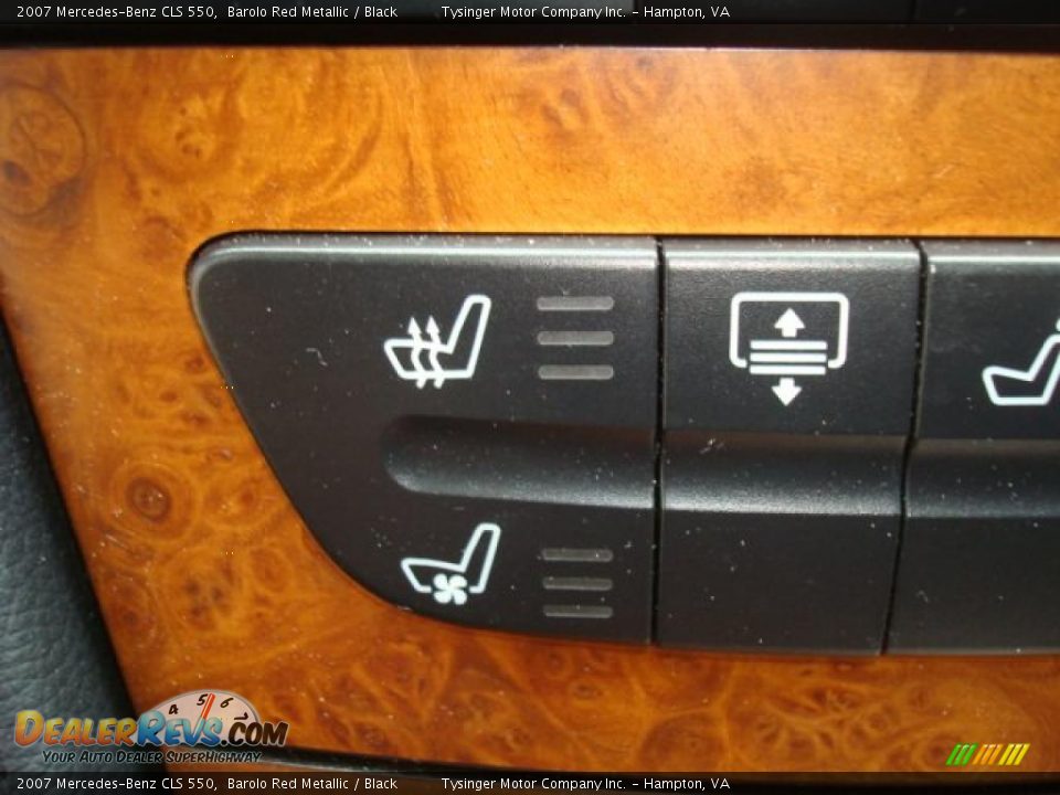 2007 Mercedes-Benz CLS 550 Barolo Red Metallic / Black Photo #23