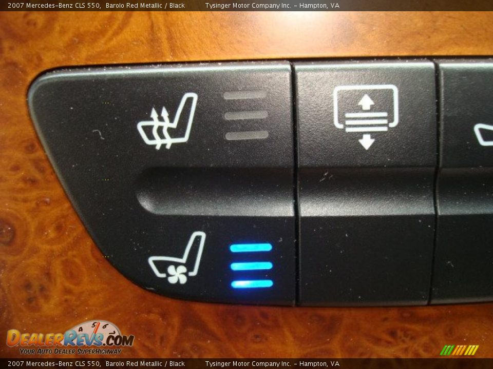 2007 Mercedes-Benz CLS 550 Barolo Red Metallic / Black Photo #24