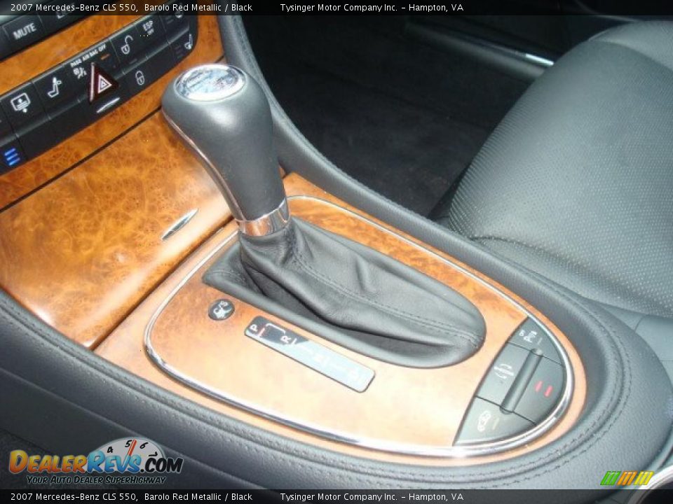 2007 Mercedes-Benz CLS 550 Barolo Red Metallic / Black Photo #25