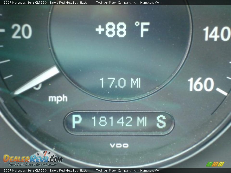 2007 Mercedes-Benz CLS 550 Barolo Red Metallic / Black Photo #27