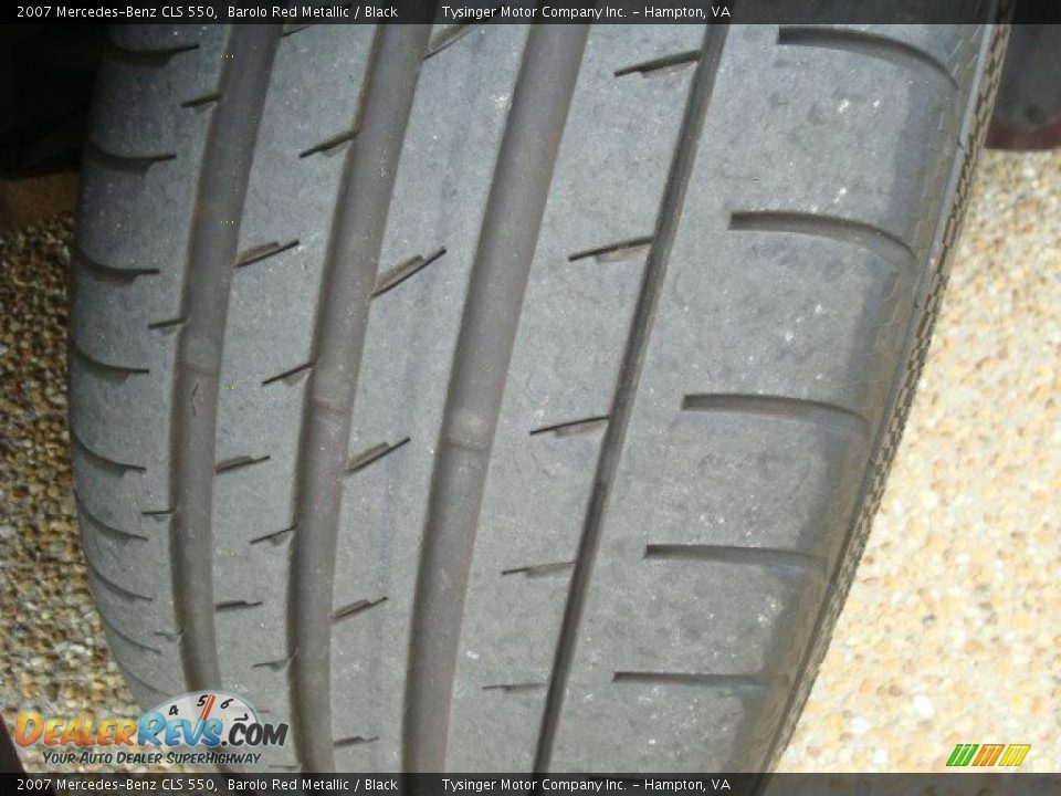 2007 Mercedes-Benz CLS 550 Barolo Red Metallic / Black Photo #30