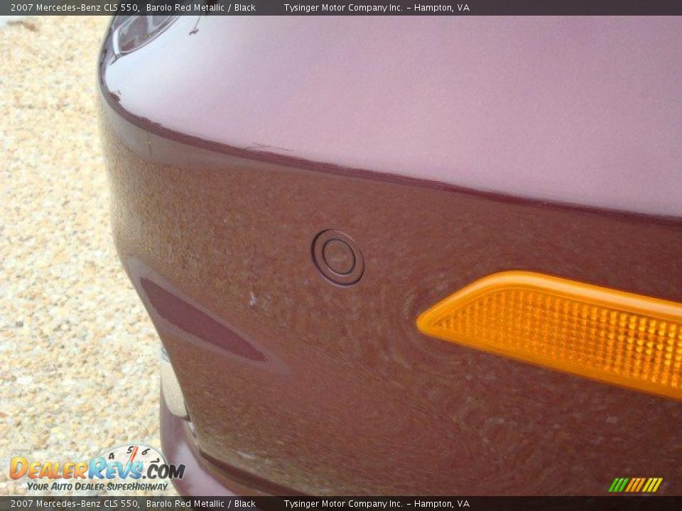 2007 Mercedes-Benz CLS 550 Barolo Red Metallic / Black Photo #32