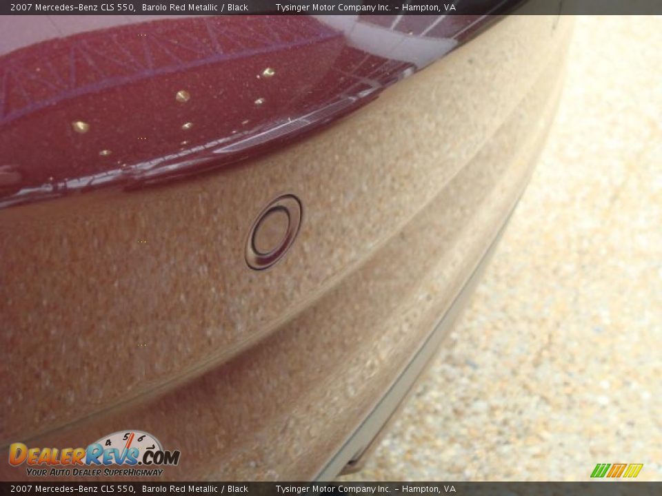 2007 Mercedes-Benz CLS 550 Barolo Red Metallic / Black Photo #33