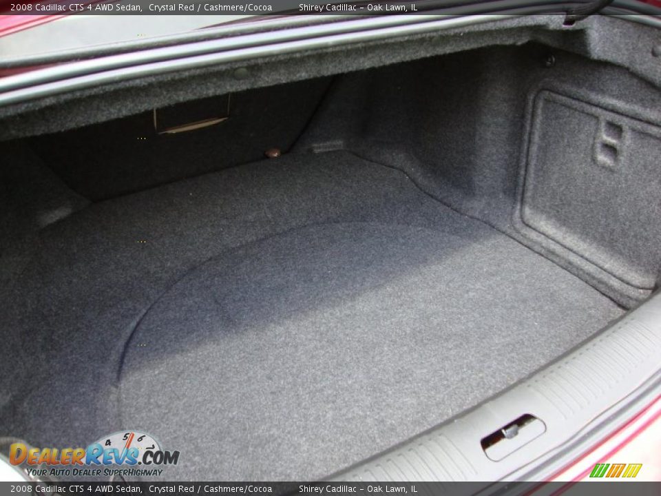 2008 Cadillac CTS 4 AWD Sedan Crystal Red / Cashmere/Cocoa Photo #14