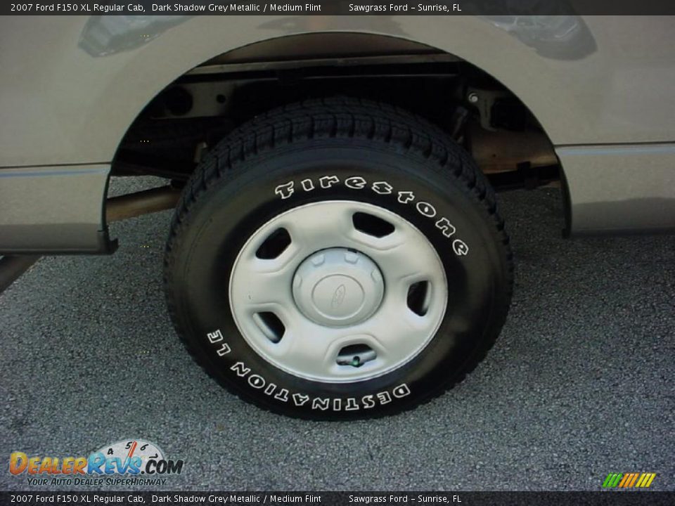 2007 Ford F150 XL Regular Cab Dark Shadow Grey Metallic / Medium Flint Photo #4
