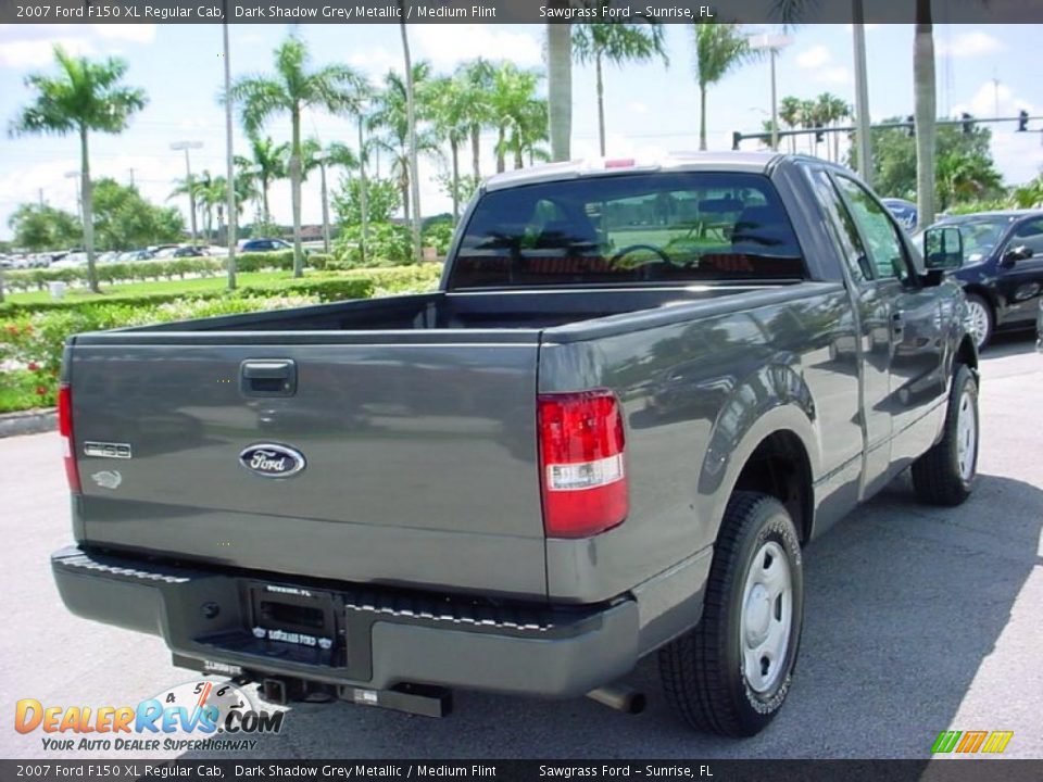 2007 Ford F150 XL Regular Cab Dark Shadow Grey Metallic / Medium Flint Photo #6