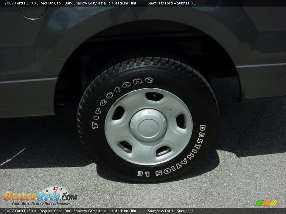 2007 Ford F150 XL Regular Cab Dark Shadow Grey Metallic / Medium Flint Photo #12