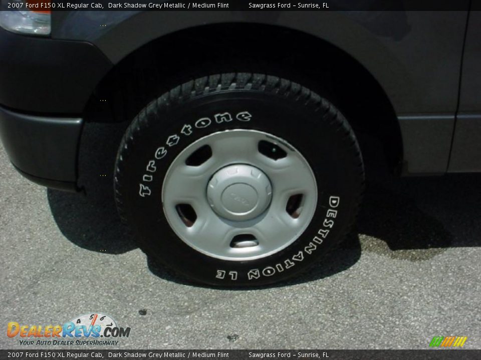 2007 Ford F150 XL Regular Cab Dark Shadow Grey Metallic / Medium Flint Photo #13
