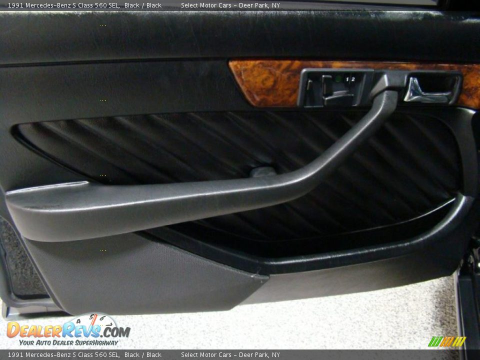 1991 Mercedes-Benz S Class 560 SEL Black / Black Photo #8