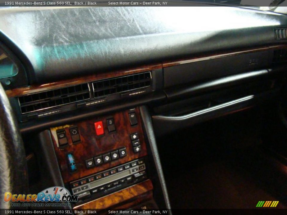 1991 Mercedes-Benz S Class 560 SEL Black / Black Photo #10