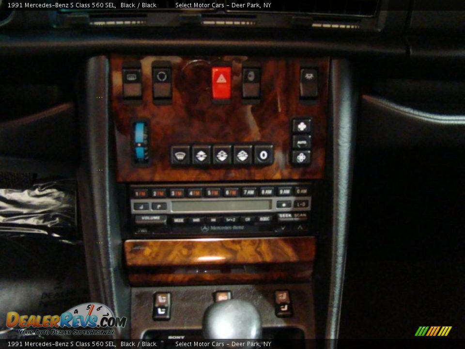 1991 Mercedes-Benz S Class 560 SEL Black / Black Photo #11