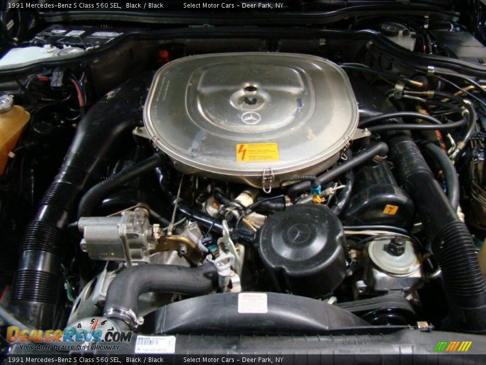 1991 Mercedes-Benz S Class 560 SEL Black / Black Photo #17