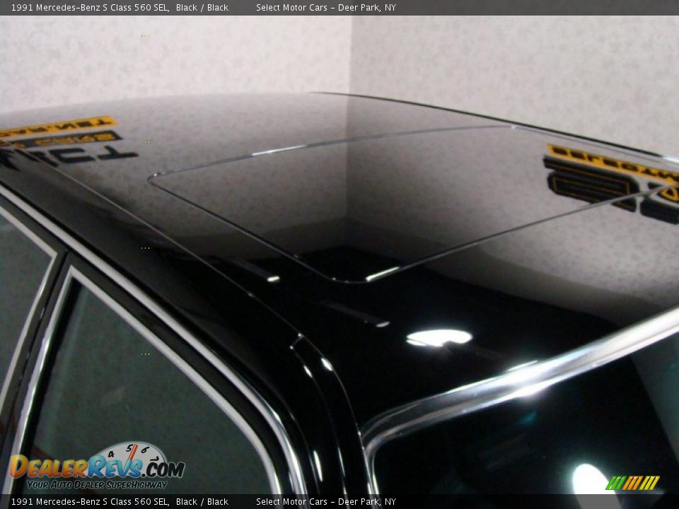 1991 Mercedes-Benz S Class 560 SEL Black / Black Photo #19