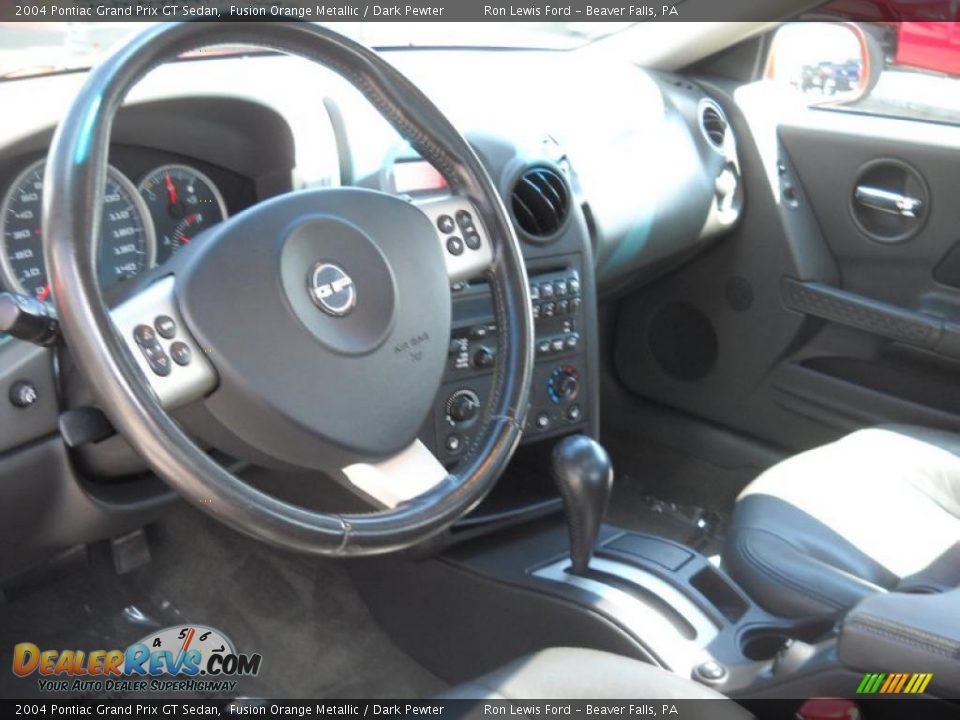 2004 Pontiac Grand Prix GT Sedan Fusion Orange Metallic / Dark Pewter Photo #7