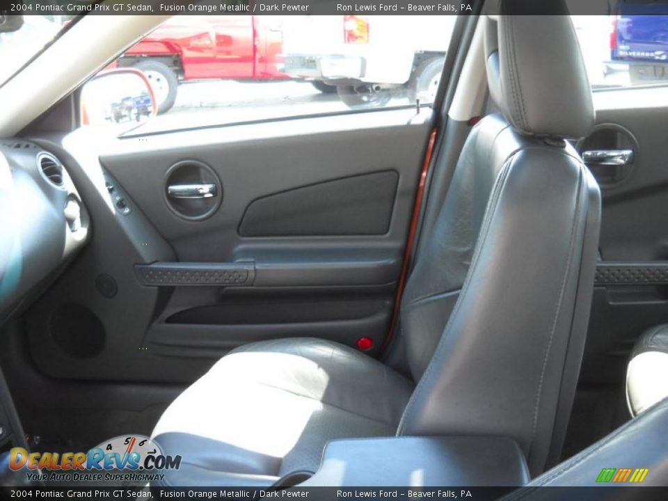 2004 Pontiac Grand Prix GT Sedan Fusion Orange Metallic / Dark Pewter Photo #8