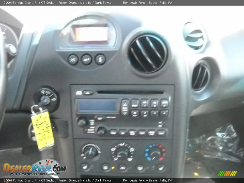 2004 Pontiac Grand Prix GT Sedan Fusion Orange Metallic / Dark Pewter Photo #22