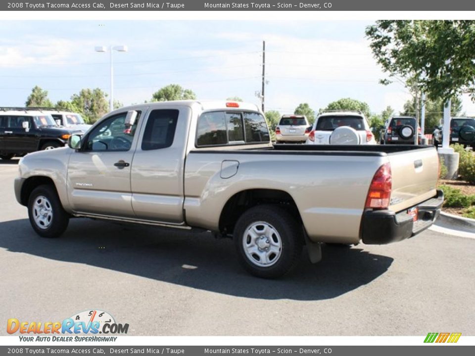 2008 Toyota Tacoma Access Cab Desert Sand Mica / Taupe Photo #4