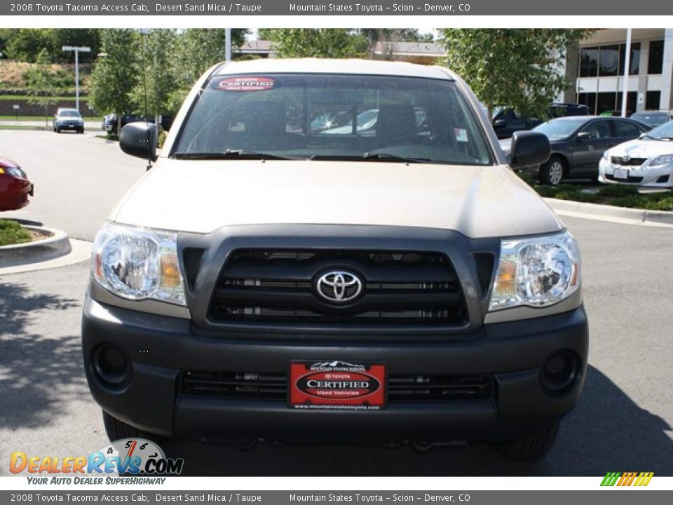 2008 Toyota Tacoma Access Cab Desert Sand Mica / Taupe Photo #6