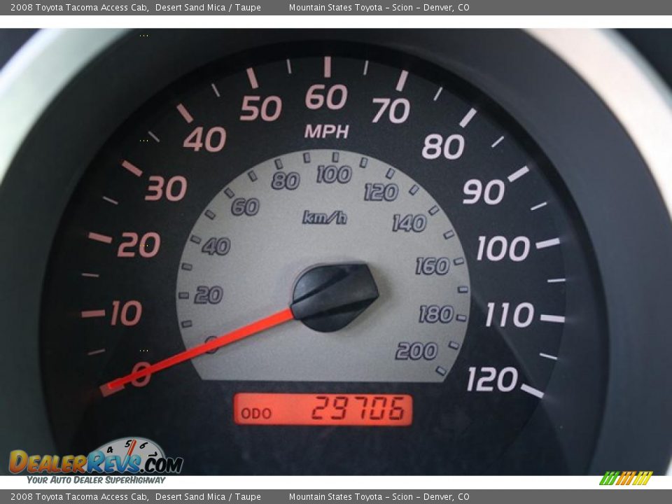 2008 Toyota Tacoma Access Cab Desert Sand Mica / Taupe Photo #16