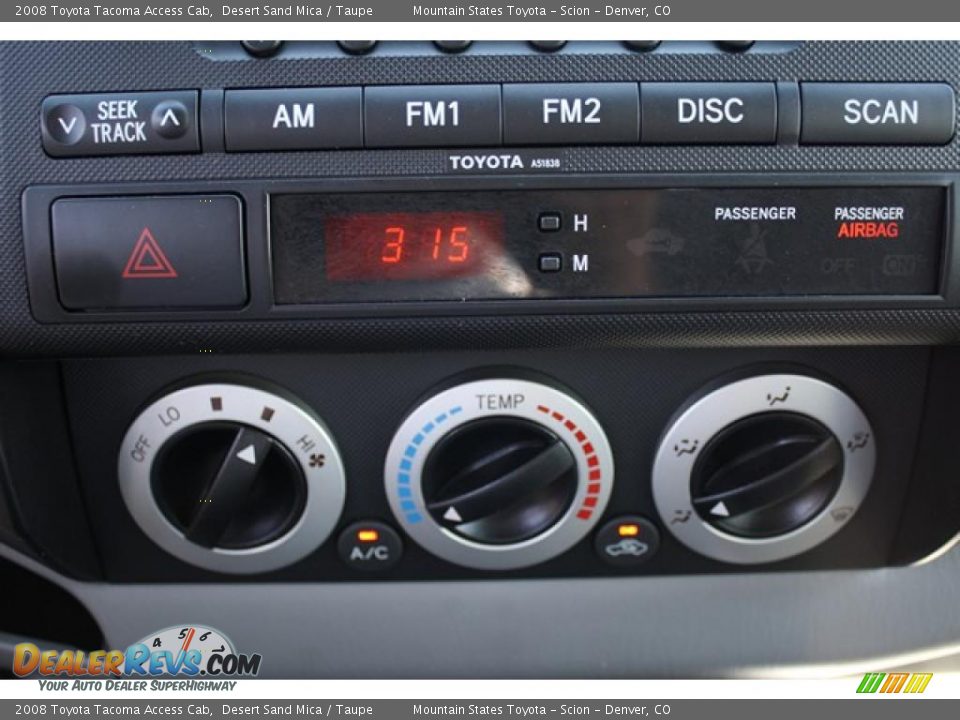 2008 Toyota Tacoma Access Cab Desert Sand Mica / Taupe Photo #18