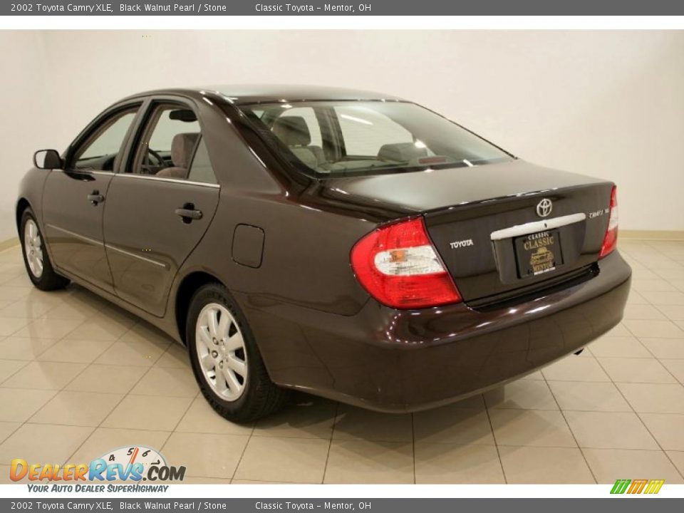 2002 Toyota Camry XLE Black Walnut Pearl / Stone Photo #5