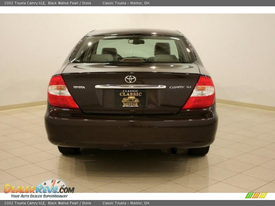 2002 Toyota Camry XLE Black Walnut Pearl / Stone Photo #6