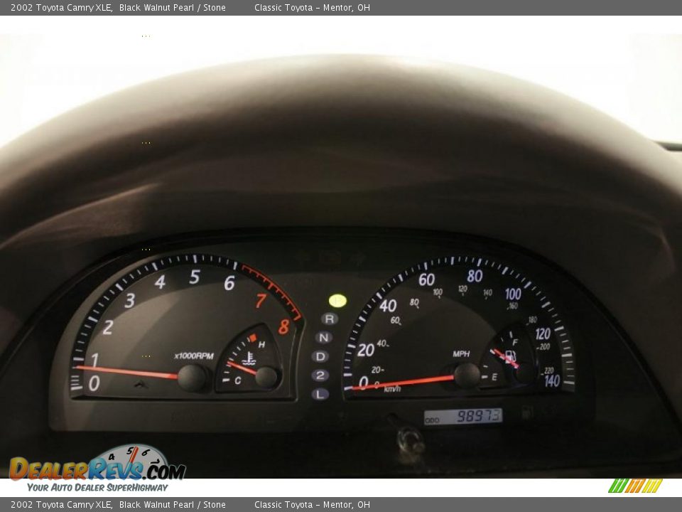 2002 Toyota Camry XLE Black Walnut Pearl / Stone Photo #14