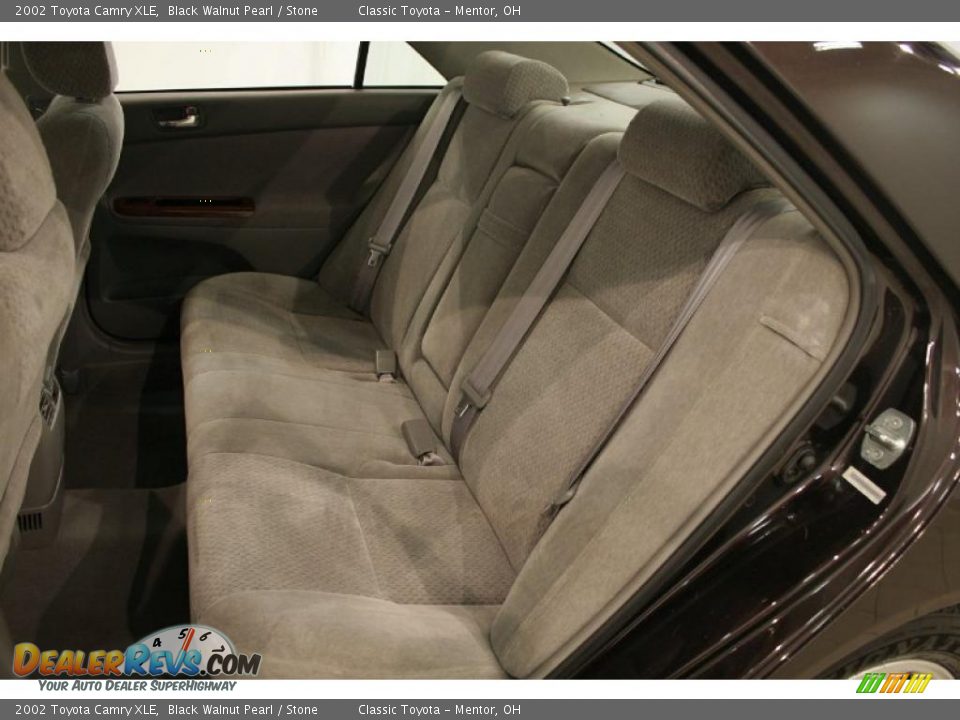 2002 Toyota Camry XLE Black Walnut Pearl / Stone Photo #21