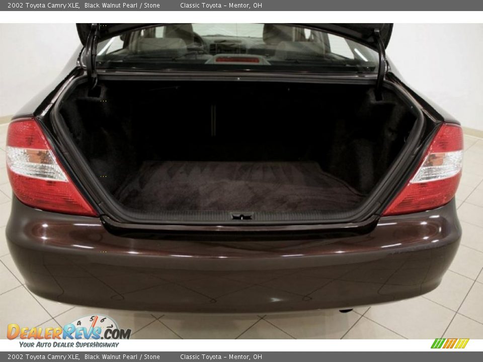 2002 Toyota Camry XLE Black Walnut Pearl / Stone Photo #23