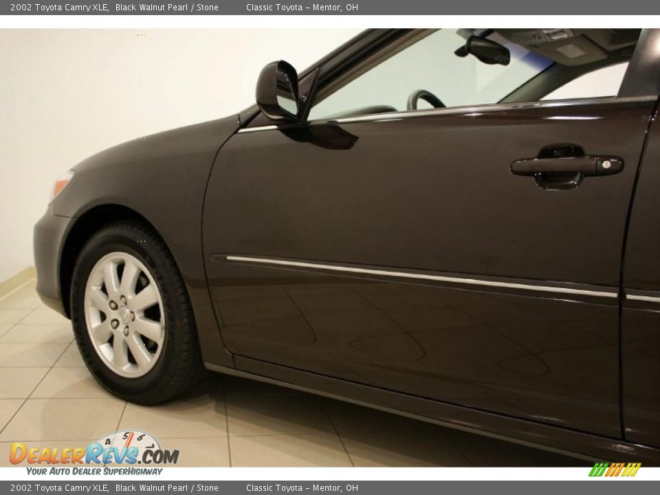 2002 Toyota Camry XLE Black Walnut Pearl / Stone Photo #25