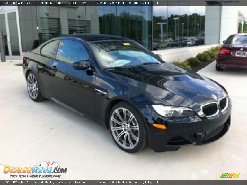 2011 BMW M3 Coupe Jet Black / Black Novillo Leather Photo #2