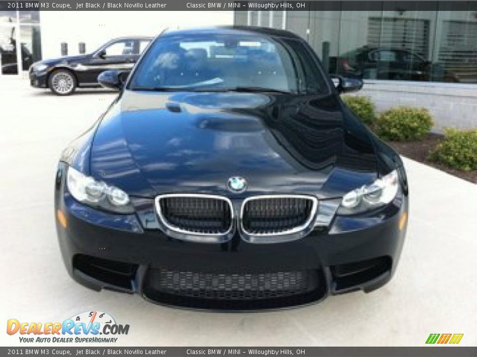 2011 BMW M3 Coupe Jet Black / Black Novillo Leather Photo #3