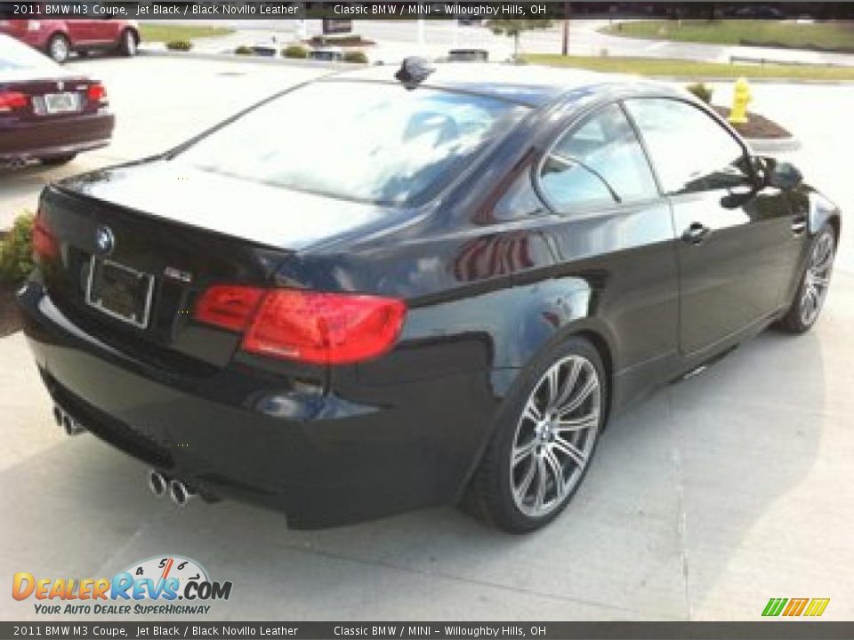 2011 BMW M3 Coupe Jet Black / Black Novillo Leather Photo #4