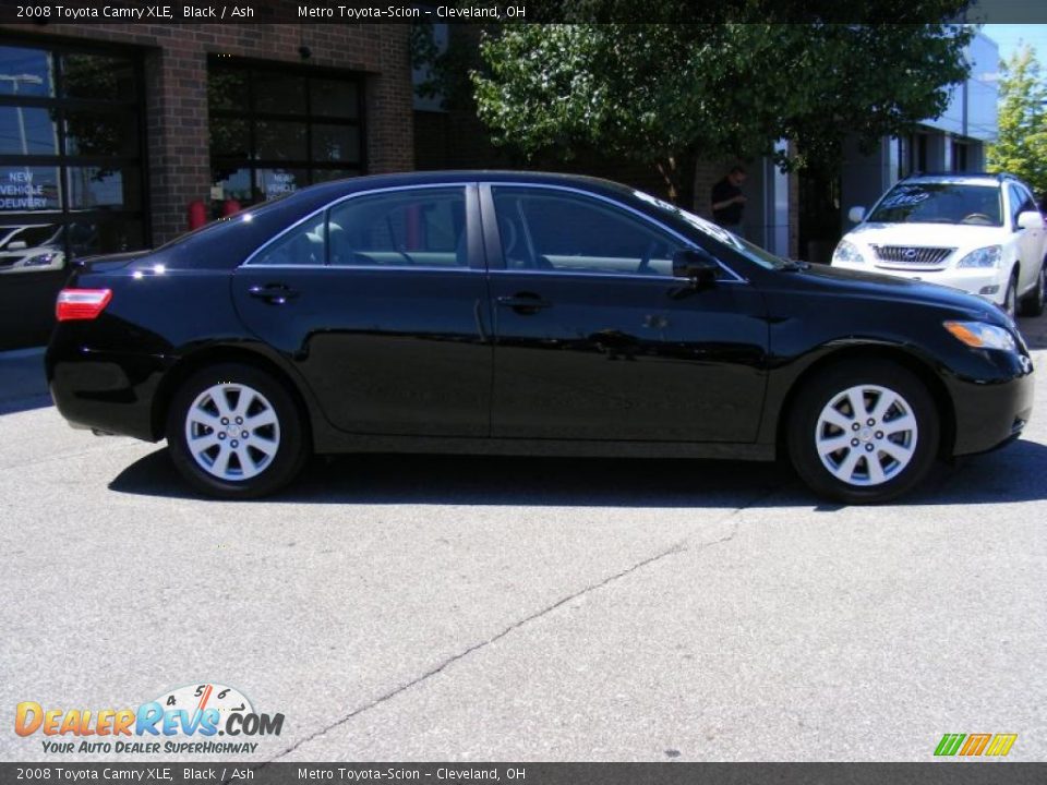 2008 Toyota Camry XLE Black / Ash Photo #2