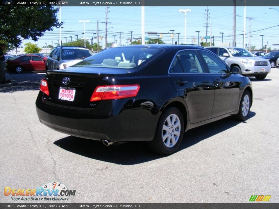 2008 Toyota Camry XLE Black / Ash Photo #3