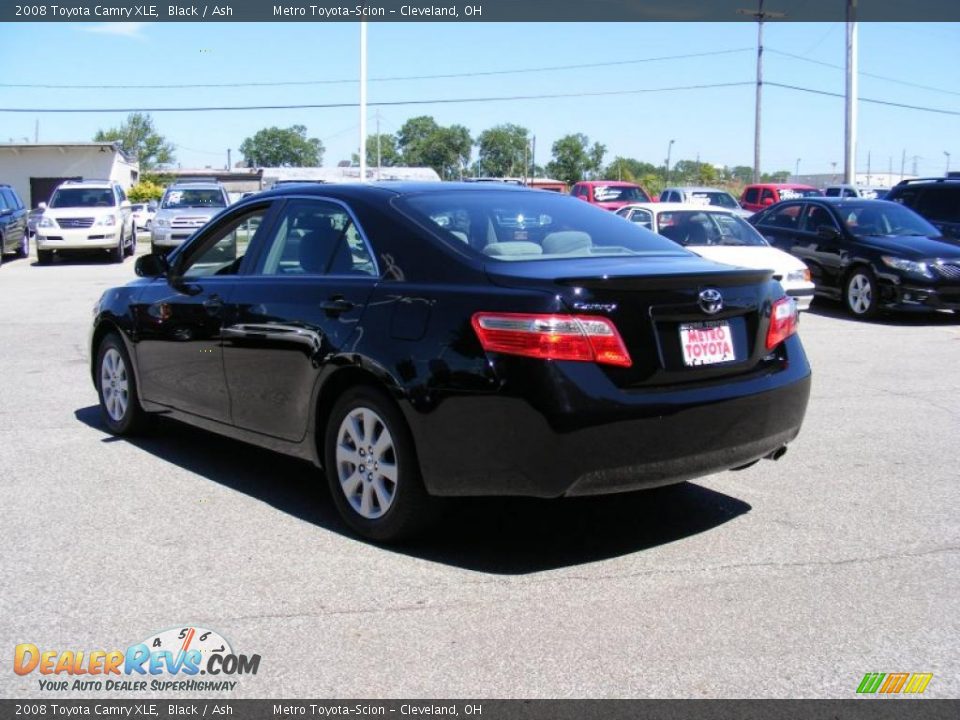 2008 Toyota Camry XLE Black / Ash Photo #5