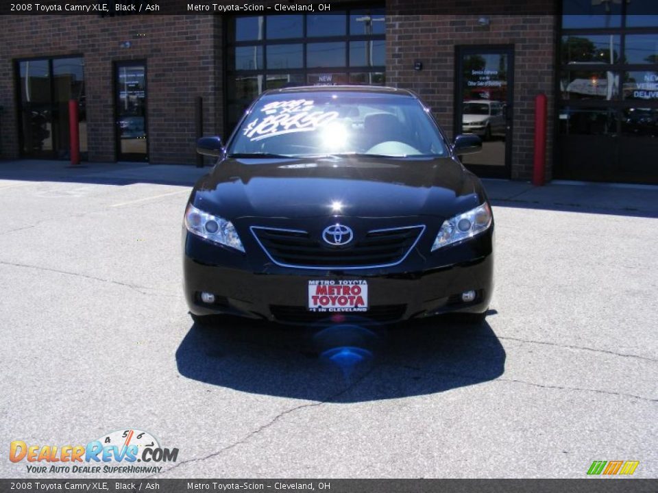 2008 Toyota Camry XLE Black / Ash Photo #8