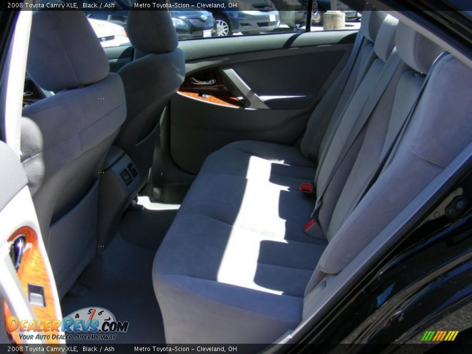 2008 Toyota Camry XLE Black / Ash Photo #11