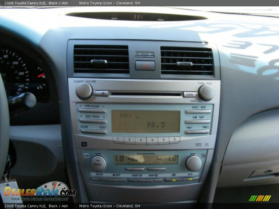 2008 Toyota Camry XLE Black / Ash Photo #19