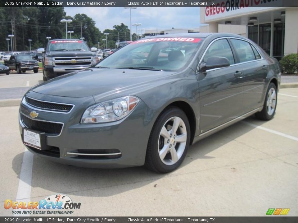 2009 Chevrolet Malibu LT Sedan Dark Gray Metallic / Ebony Photo #1