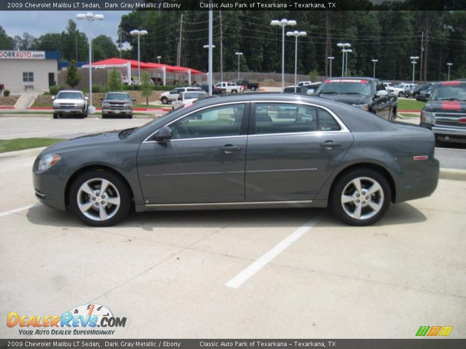 2009 Chevrolet Malibu LT Sedan Dark Gray Metallic / Ebony Photo #3