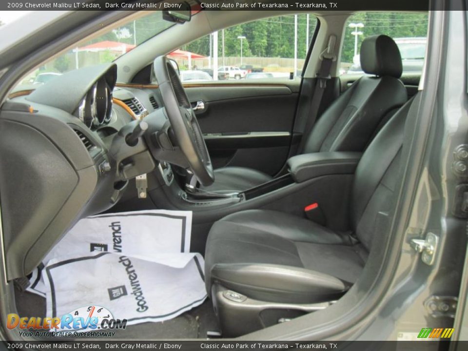 2009 Chevrolet Malibu LT Sedan Dark Gray Metallic / Ebony Photo #7