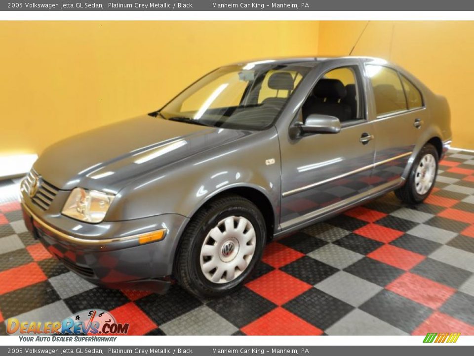 2005 Volkswagen Jetta GL Sedan Platinum Grey Metallic / Black Photo #3