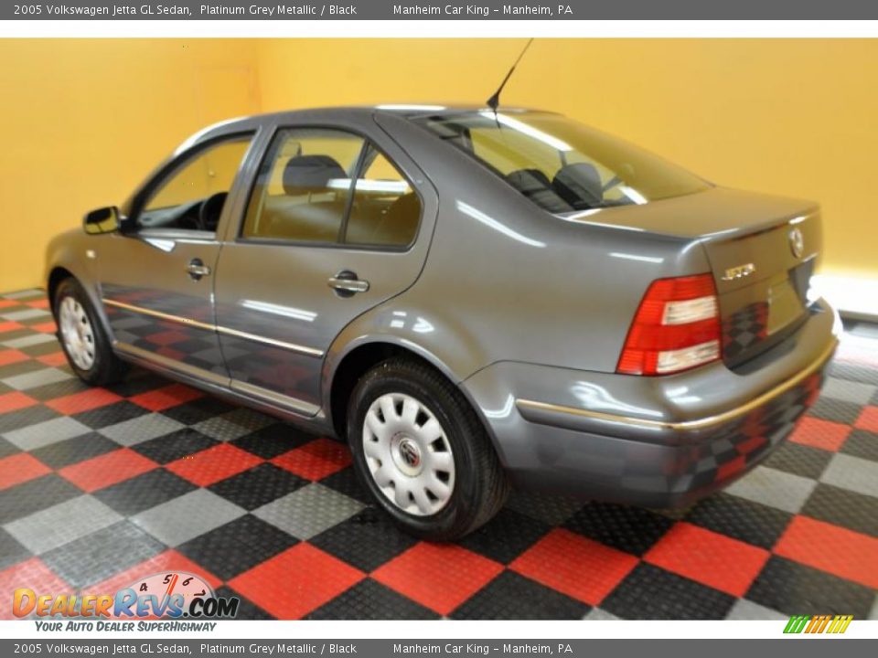 2005 Volkswagen Jetta GL Sedan Platinum Grey Metallic / Black Photo #4