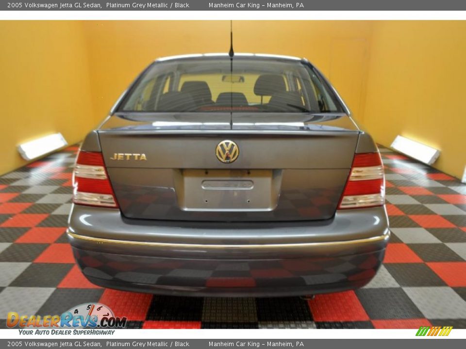 2005 Volkswagen Jetta GL Sedan Platinum Grey Metallic / Black Photo #5