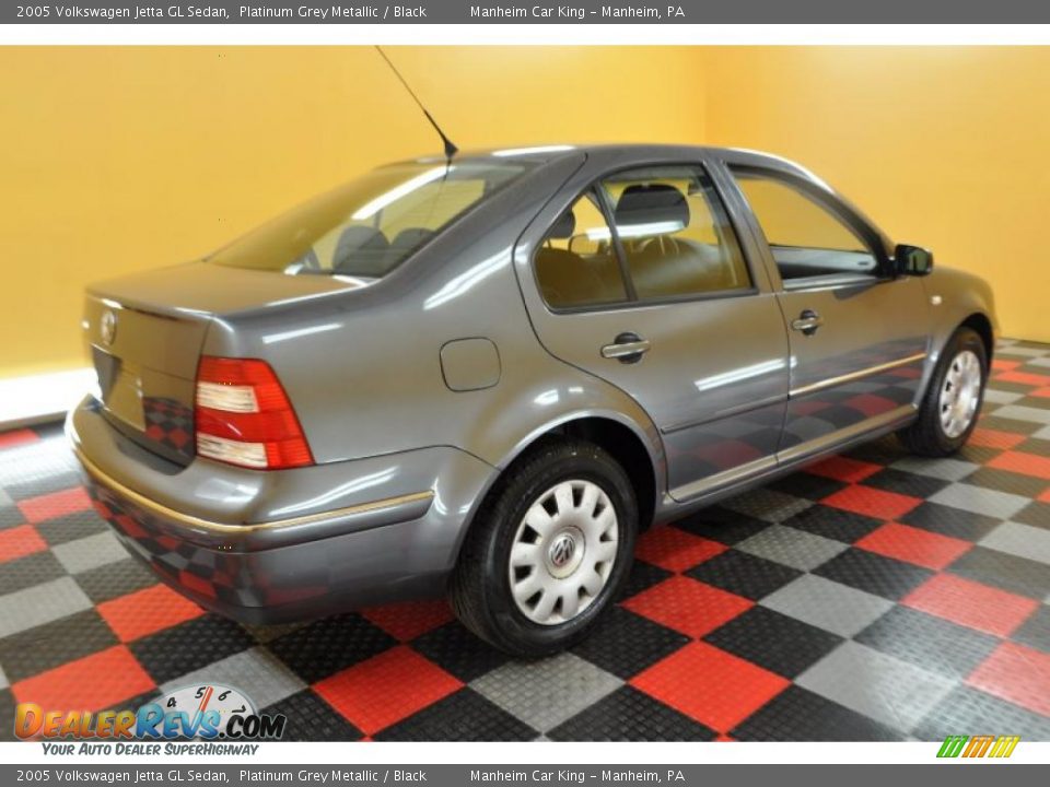 2005 Volkswagen Jetta GL Sedan Platinum Grey Metallic / Black Photo #6
