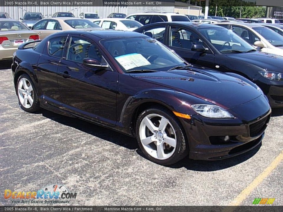 2005 Mazda RX-8 Black Cherry Mica / Parchment Photo #2